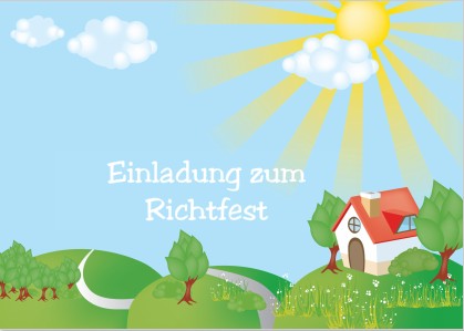 Einladung zum Richtfest