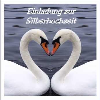 einladungen fur silberhochzeit