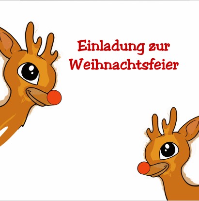 Einladung zur Weihnachtsfeier mit Freunden Einladungen auf