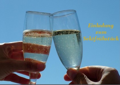 Einladung zum Sektfrühstück Einladung zum Sektfrühstück