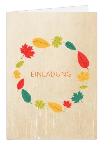 Einladung zur Herbstfeier