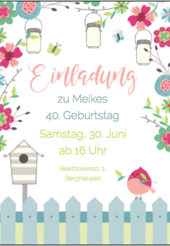 Gartenparty einladungstexte Einladung einweihungsparty