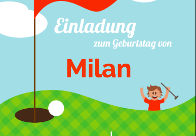 Einladung zum Golfturnier