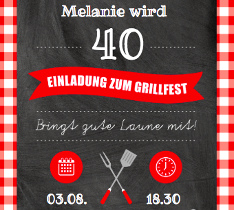 Kommst Du zum Grillen?