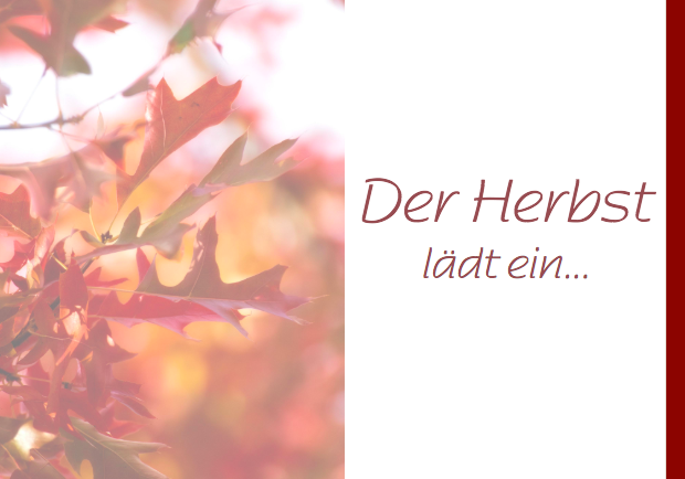 Zum Herbstfest einladen