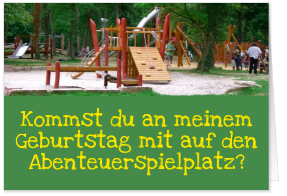 KiGeburtstag auf dem Abenteurspielplatz