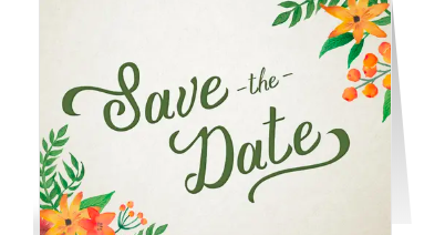 Save the date: Damit die Gäste kommen