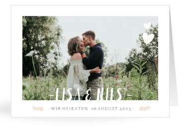 Einladung zur Hochzeit