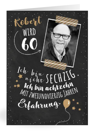 Einladung 60. Geburtstag