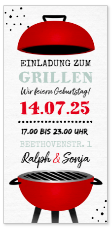 Einladung zum Grillen