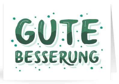 Karte Gute Besserung