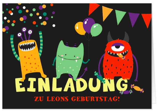 Einladung zur Halloween Party