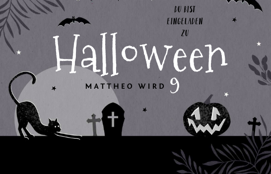 Einladung zur Halloween-Party