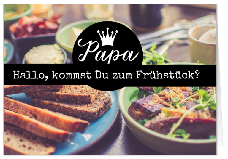 Einladung zum Frühstück mit Reim und Schmackes