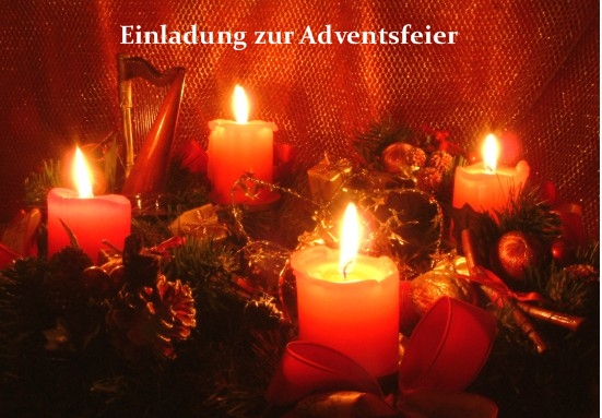 Einladung Zur Adventsfeier Im Hauslichen Kreis Verspricht Besinnung