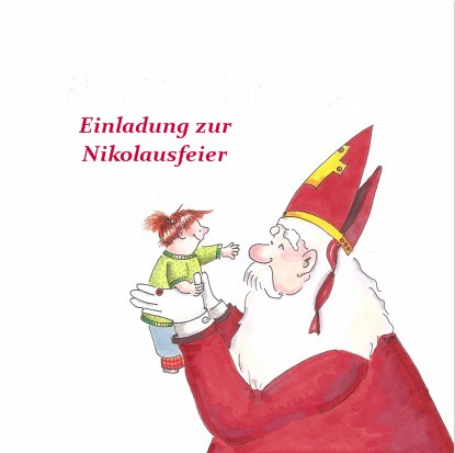 Einladung zur Nikolausfeier im Kindergarten