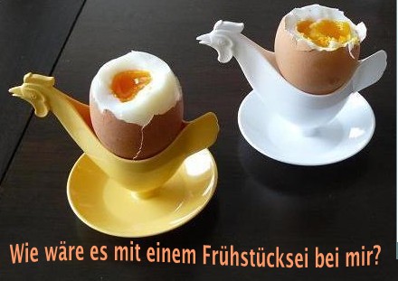 zum gemeinsamen Frühstücken einladen